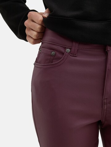 TOM TAILOR DENIM Skinny Jeans 'Nela' in Red
