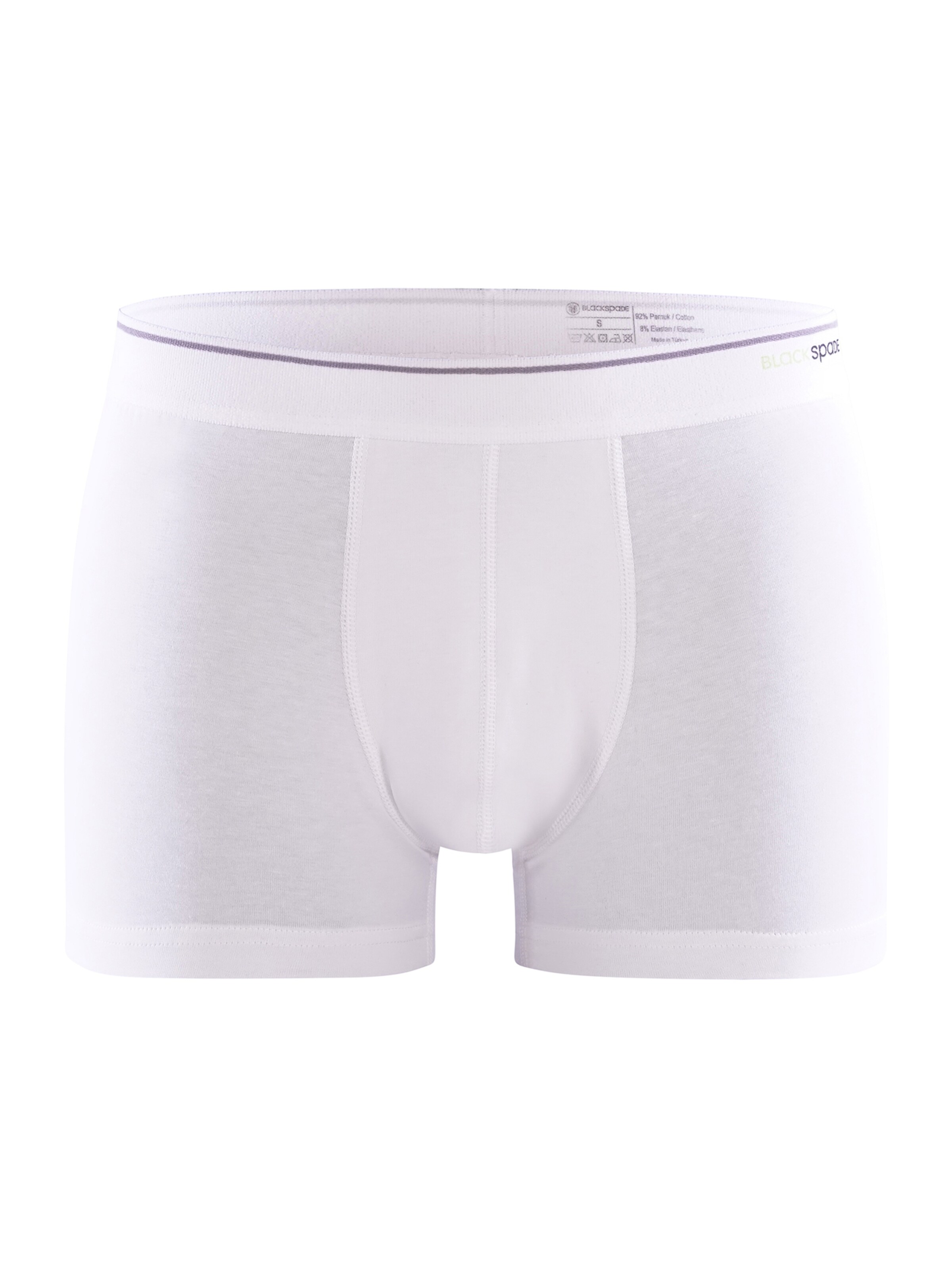 Blackspade - Calzoncillo boxer ' Tender Cotton ' en blanco