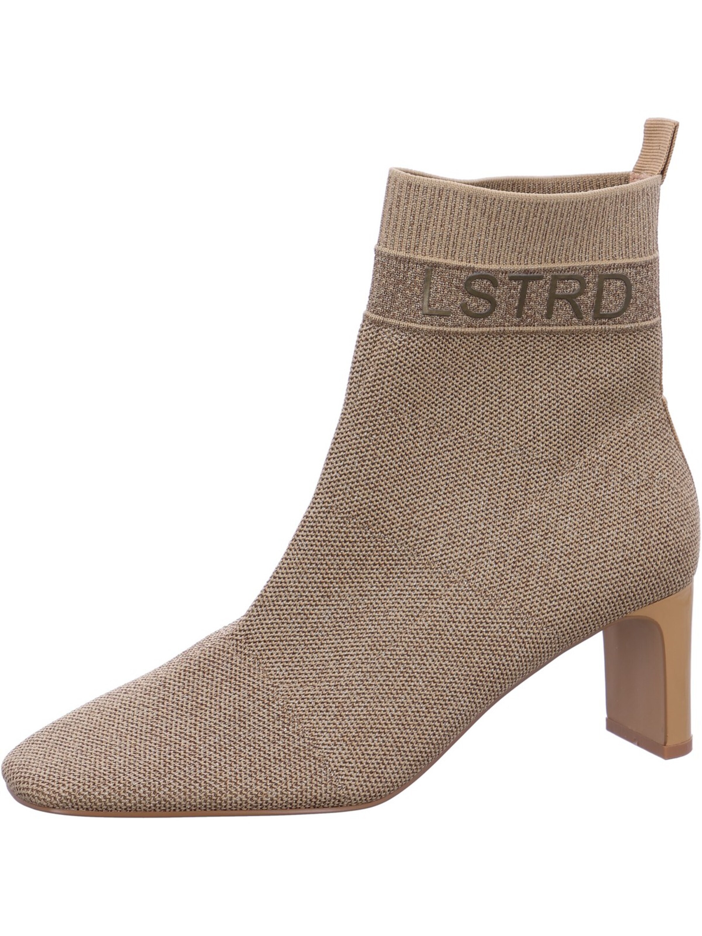 LA STRADA Ankle Boots 'La Strada Stiefelette Gold' in Beige: front