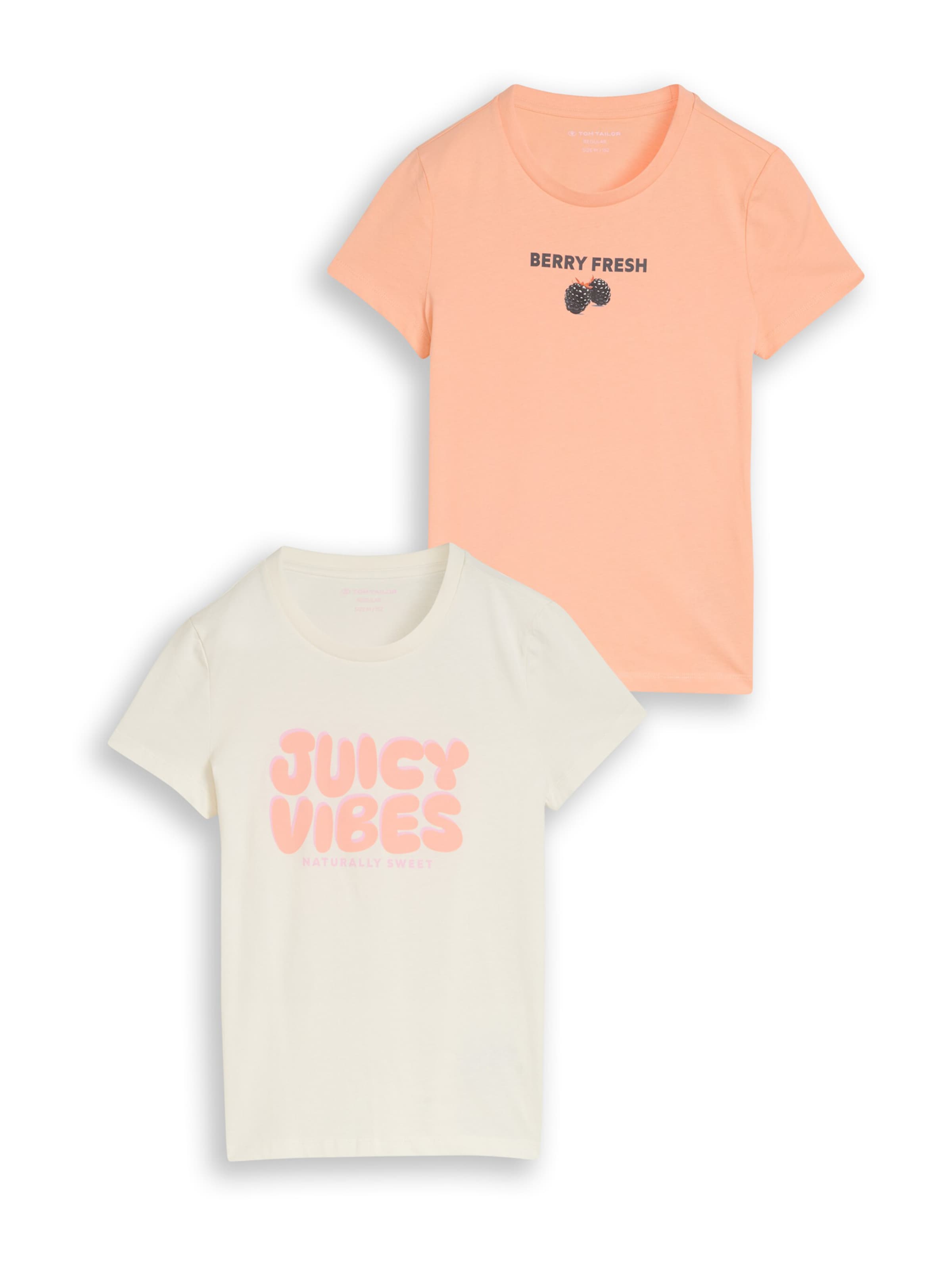 TOM TAILOR Shirt in Orange: front