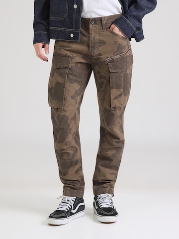 G-STAR Slimfit Cargobukser i grøn: forside