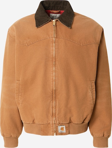 Carhartt WIP Välikausitakki 'OG Santa Fe' värissä ruskea: etupuoli