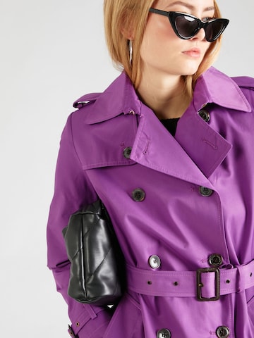 Lauren Ralph Lauren Prehoden plašč | vijolična barva