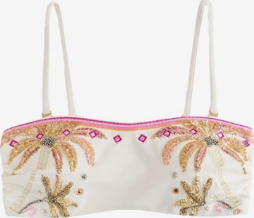 smėlio Next Bandeau Bikinio viršutinė dalis: priekis