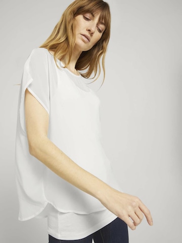 T-shirt TOM TAILOR en blanc