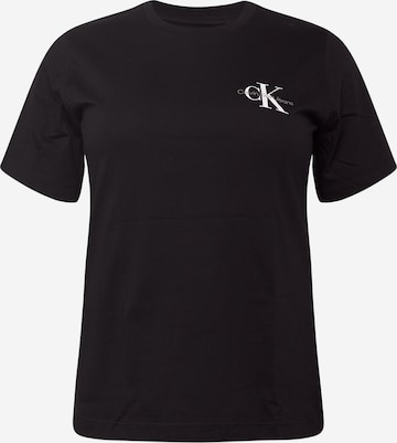 Calvin Klein Jeans Curve - Camiseta en negro: frente