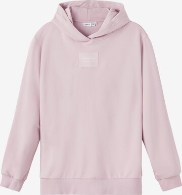 NAME ITSweater majica 'Bablo' - ljubičasta boja: prednji dio