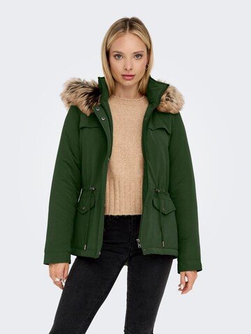 Parka di mezza stagione 'ONLNew Starline' di ONLY in verde: frontale