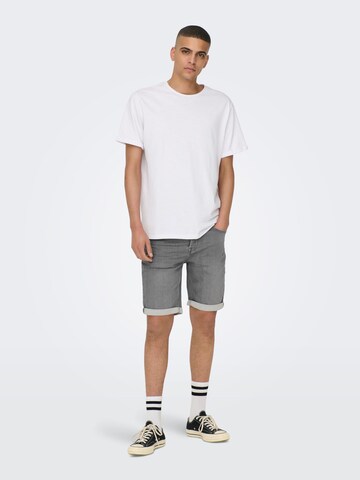 ONLY Baggy Trousers 'Ply' in Grey