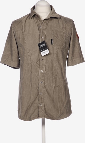 Maloja Button Up Shirt in M in Grey: front