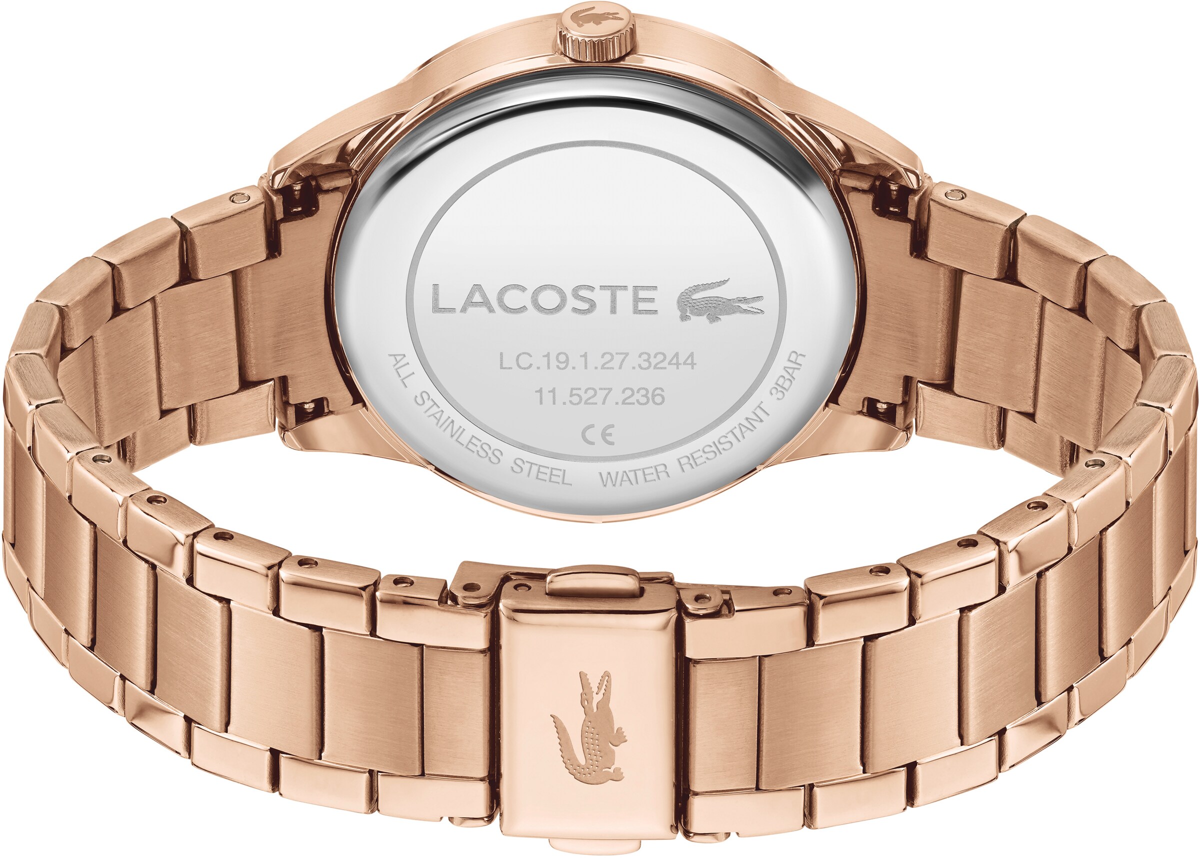 LACOSTE Analoguhr in Rosegold 