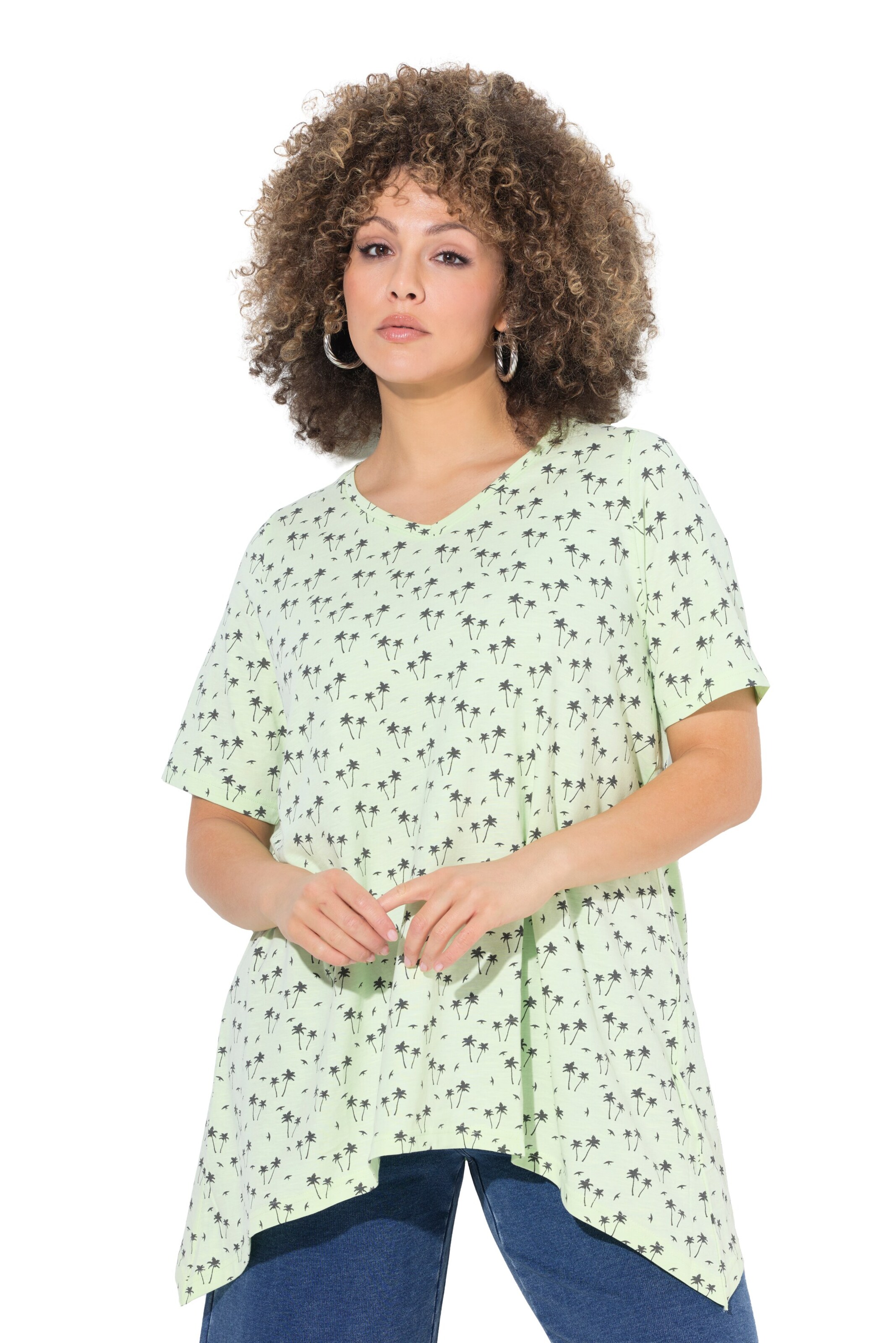 Ulla Popken Shirt in Green: front