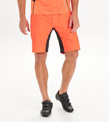 ENDURANCE Regular Workout Pants 'Jamal' in Orange: front