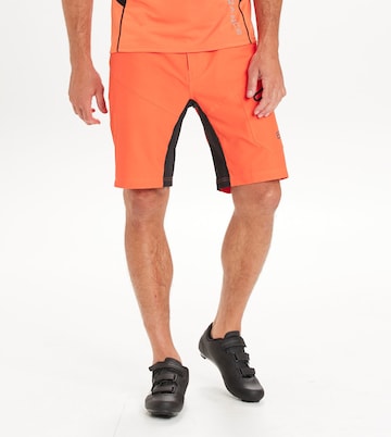 ENDURANCE Normalny krój Spodnie sportowe 'Jamal' w kolorze pomarańczowy: przód