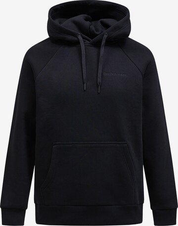 PEAK PERFORMANCE Sweatshirt in Black: front