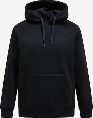 PEAK PERFORMANCE Sweatshirt in Black: front