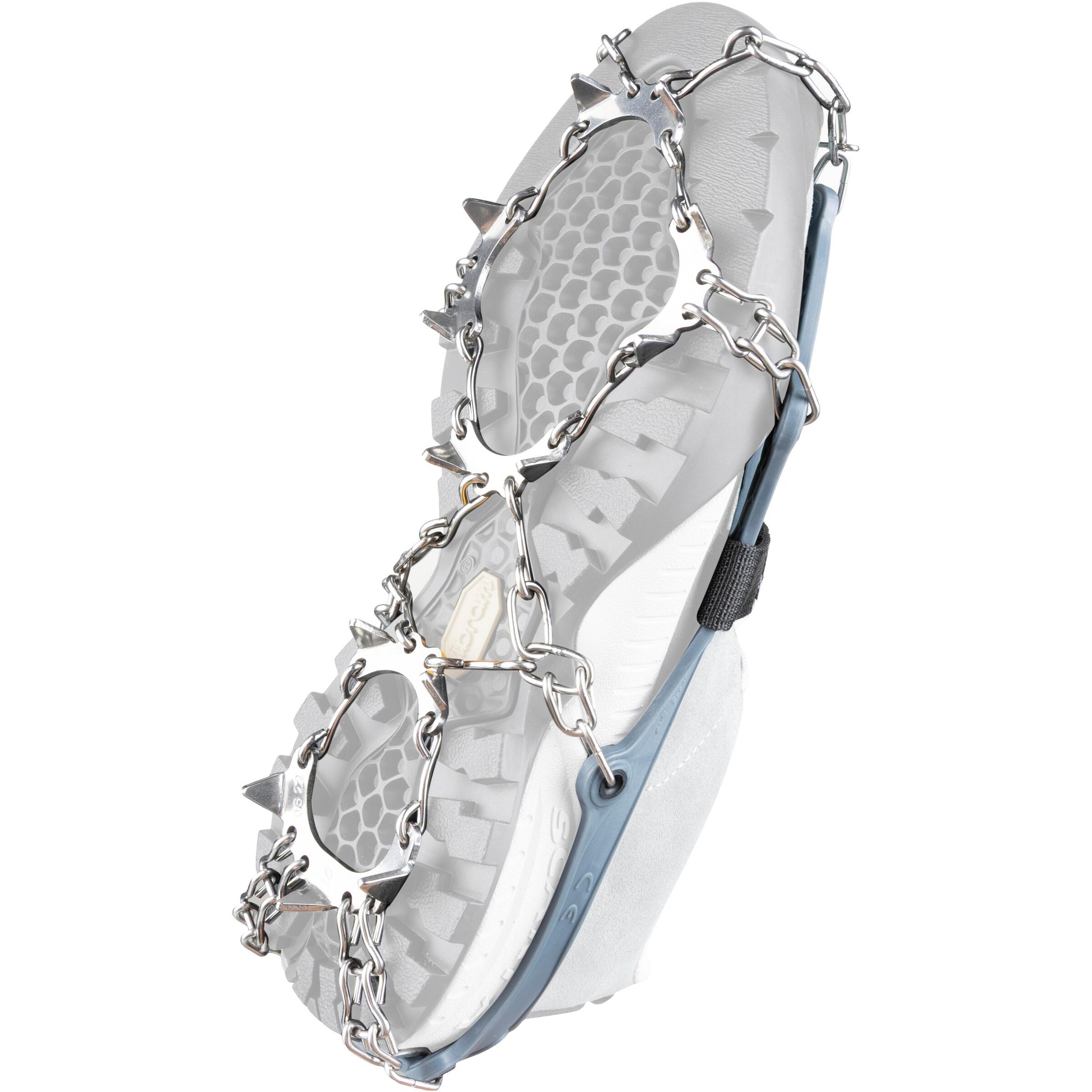 LACD Schuhkralle 'Snow Spikes Easy Evo' in Grau: Vorderseite