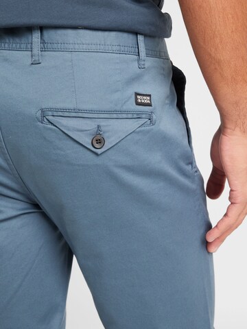 Coupe slim Pantalon chino 'Essentials - Mott' SCOTCH & SODA en bleu