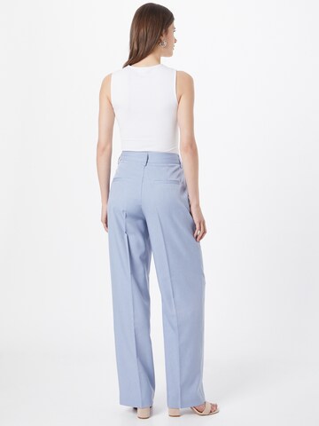 Kaffe Wide leg Pleated Pants 'Sira' in Blue