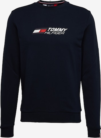 TOMMY HILFIGER Mikina – modrá: přední strana