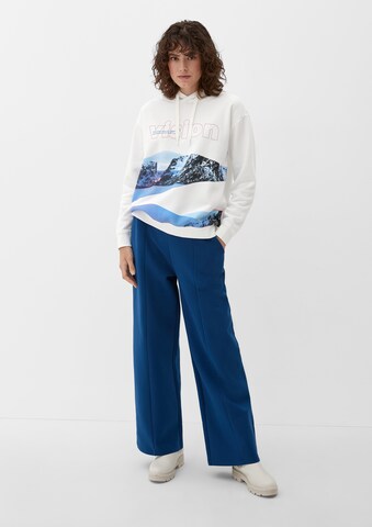 s.Oliver Sweatshirt in Wit