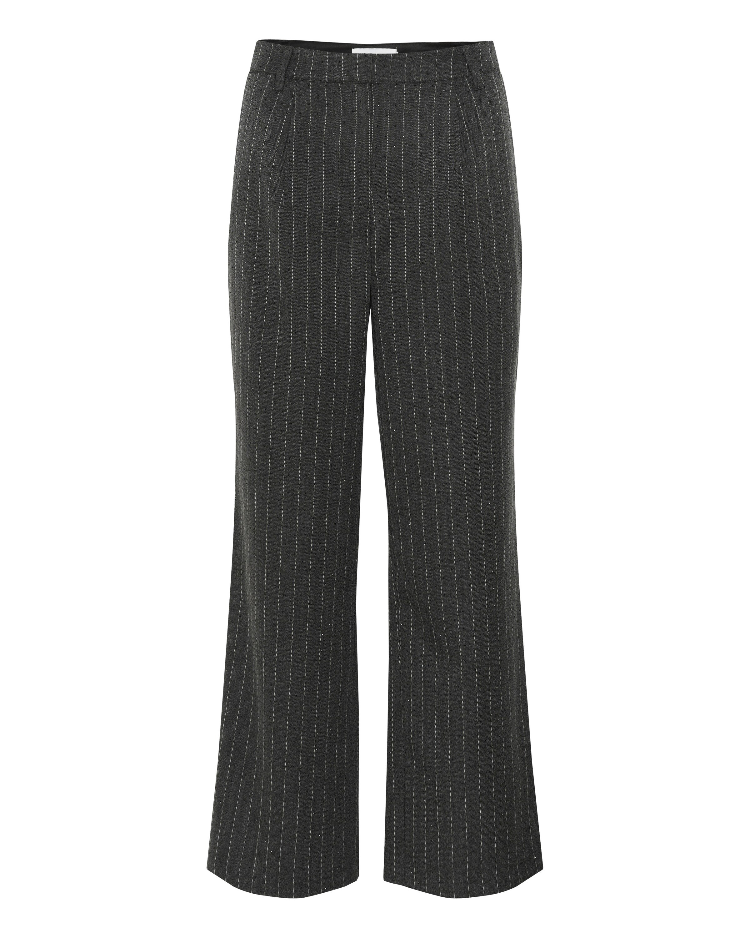 KAREN BY SIMONSEN Loose fit Trousers 'Tonja' in Grey: front