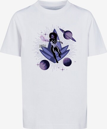 T-Shirt 'The Marvels - Photo Pose' ABSOLUTE CULT en blanc : devant