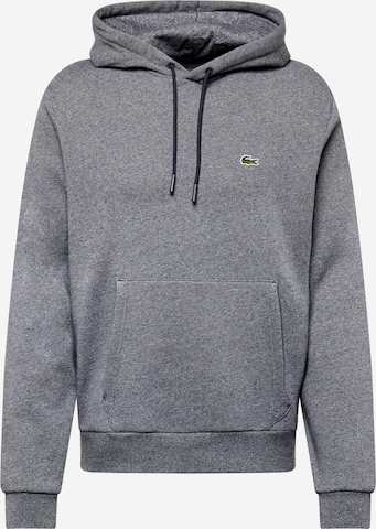 Sweat-shirt LACOSTE en gris : devant