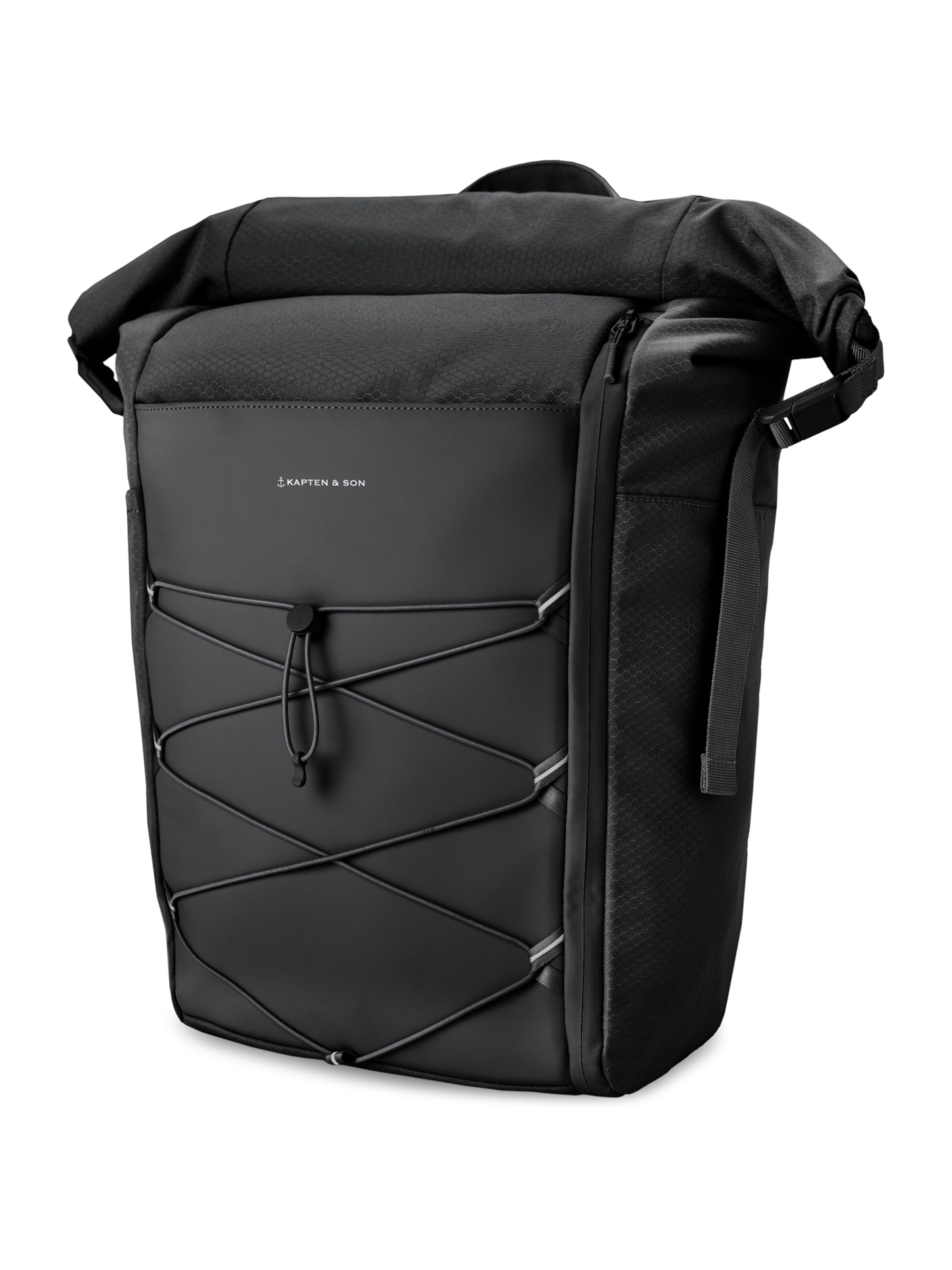 Kapten & Son Rugzak 'Yoho' in Zwart: voorkant