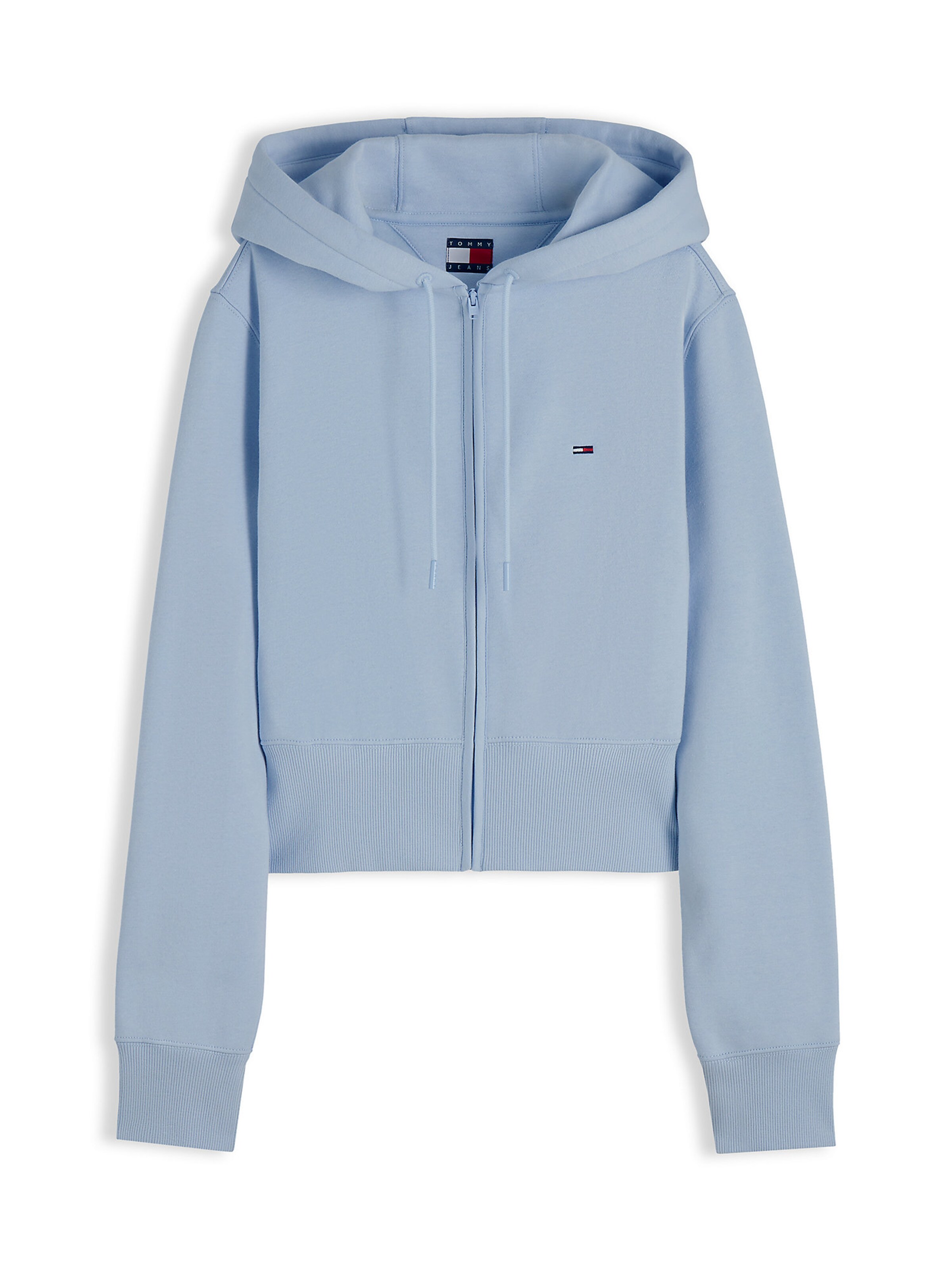 Tommy Jeans Sweatvest in Blauw: voorkant