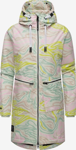 Manteau fonctionnel 'Holstic' Ragwear en vert : devant