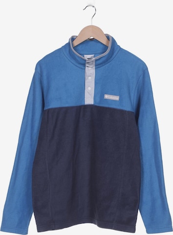 COLUMBIA Sweatshirt & Zip-Up Hoodie in M in Blue: front