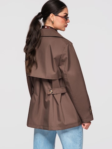 Ombre Übergangsmantel‌‌‌‌‌‌‌‌‌‌ in Braun