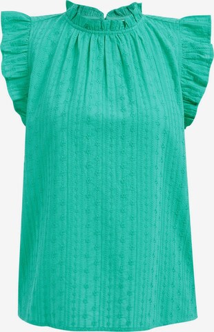 WE Fashion Blouse in Groen: voorkant