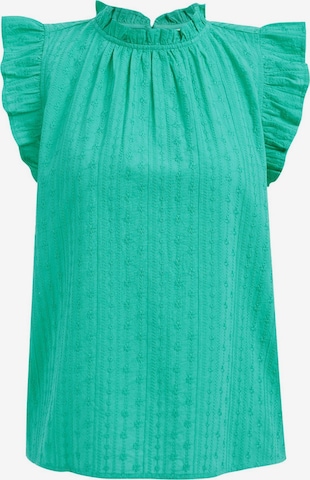 WE Fashion - Blusa en verde: frente