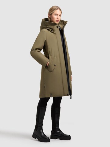 khujo Winter Coat 'WEBB' in Green