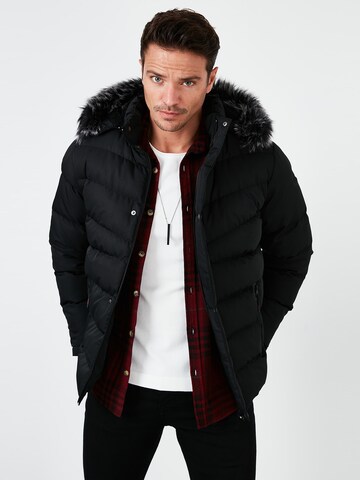 Buratti Winter Coat in Black