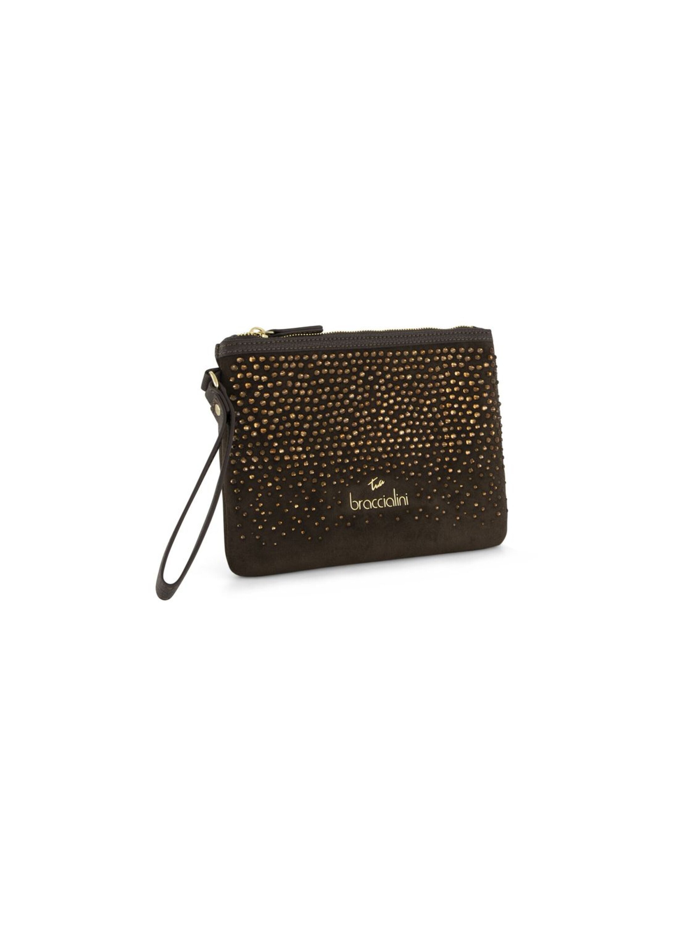 Braccialini - Bolso saco 'Beth Strass' en marrón