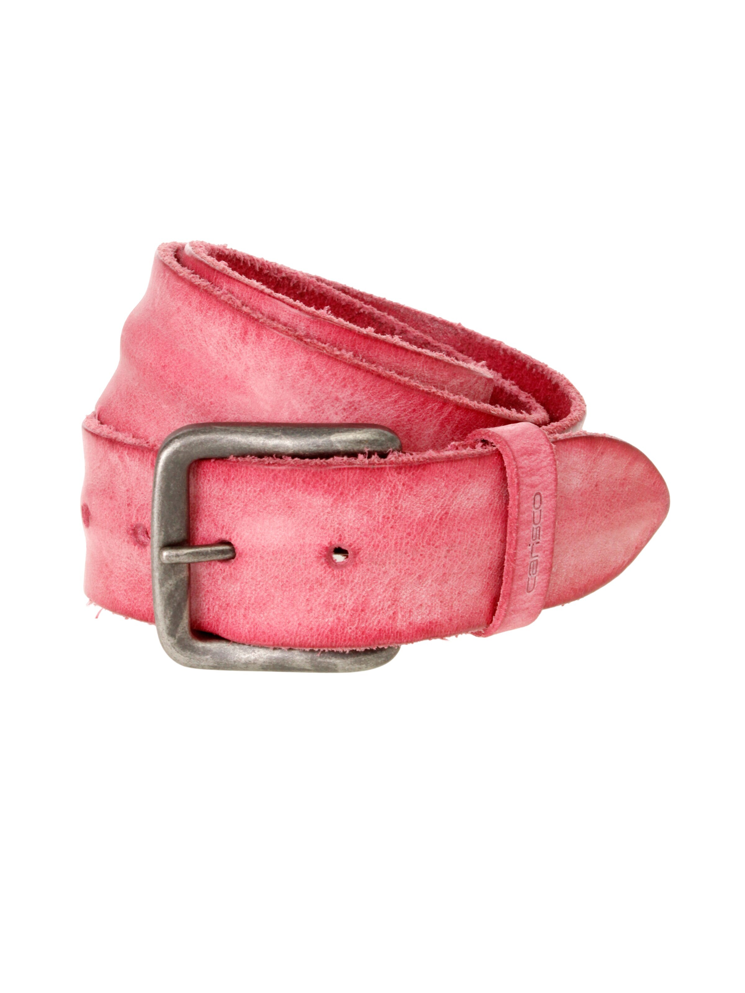 carisco Belt 'Jeansgürtel Gump' in Pink: front