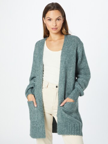 Kaffe Knit Cardigan 'Alioma' in Green: front