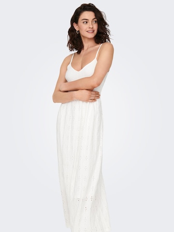 ONLY Καλοκαιρινό φόρεμα 'Ellen' σε λευκό