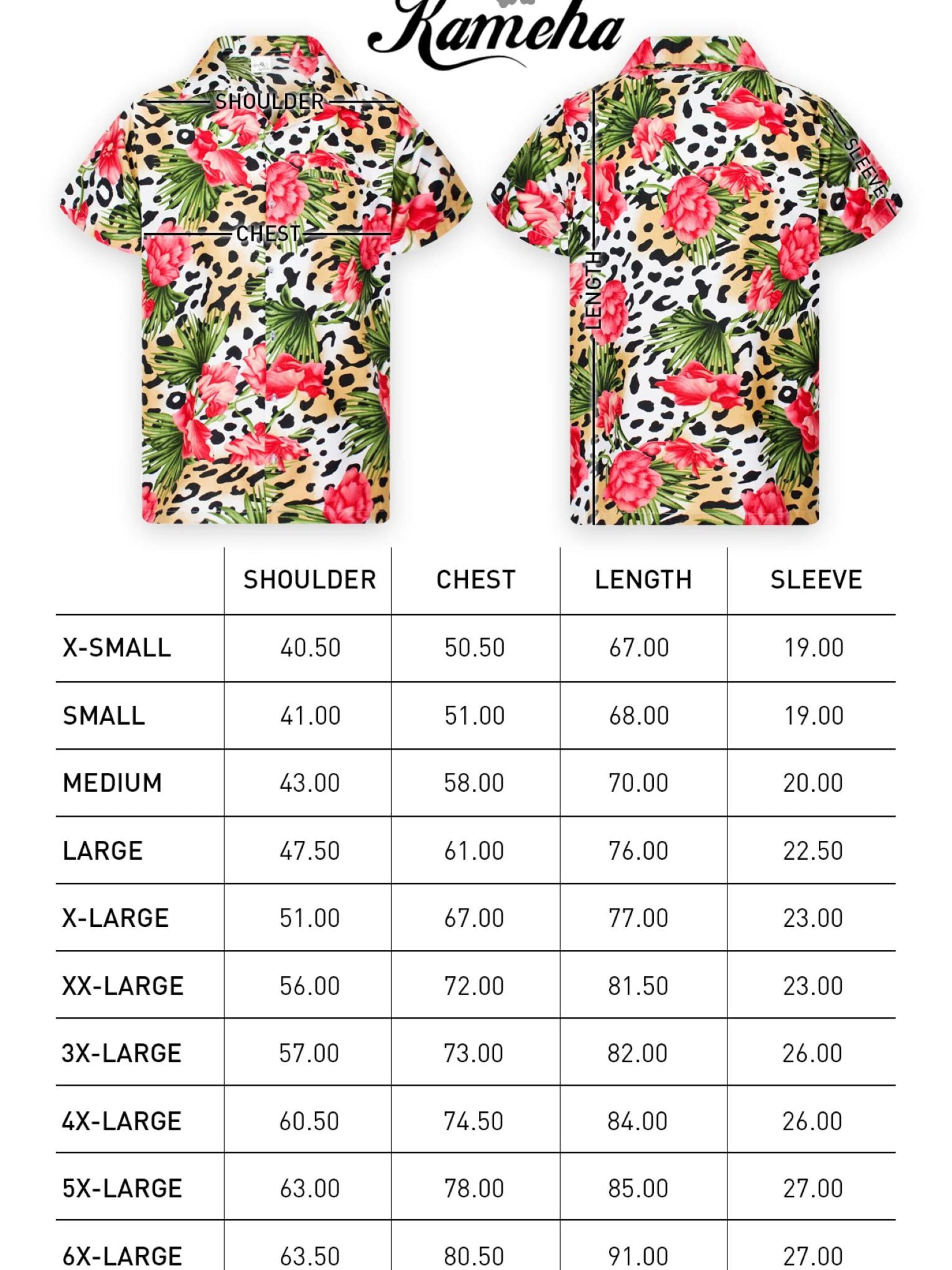 King Kameha Shirt 'Leopard Flowers' in Beige