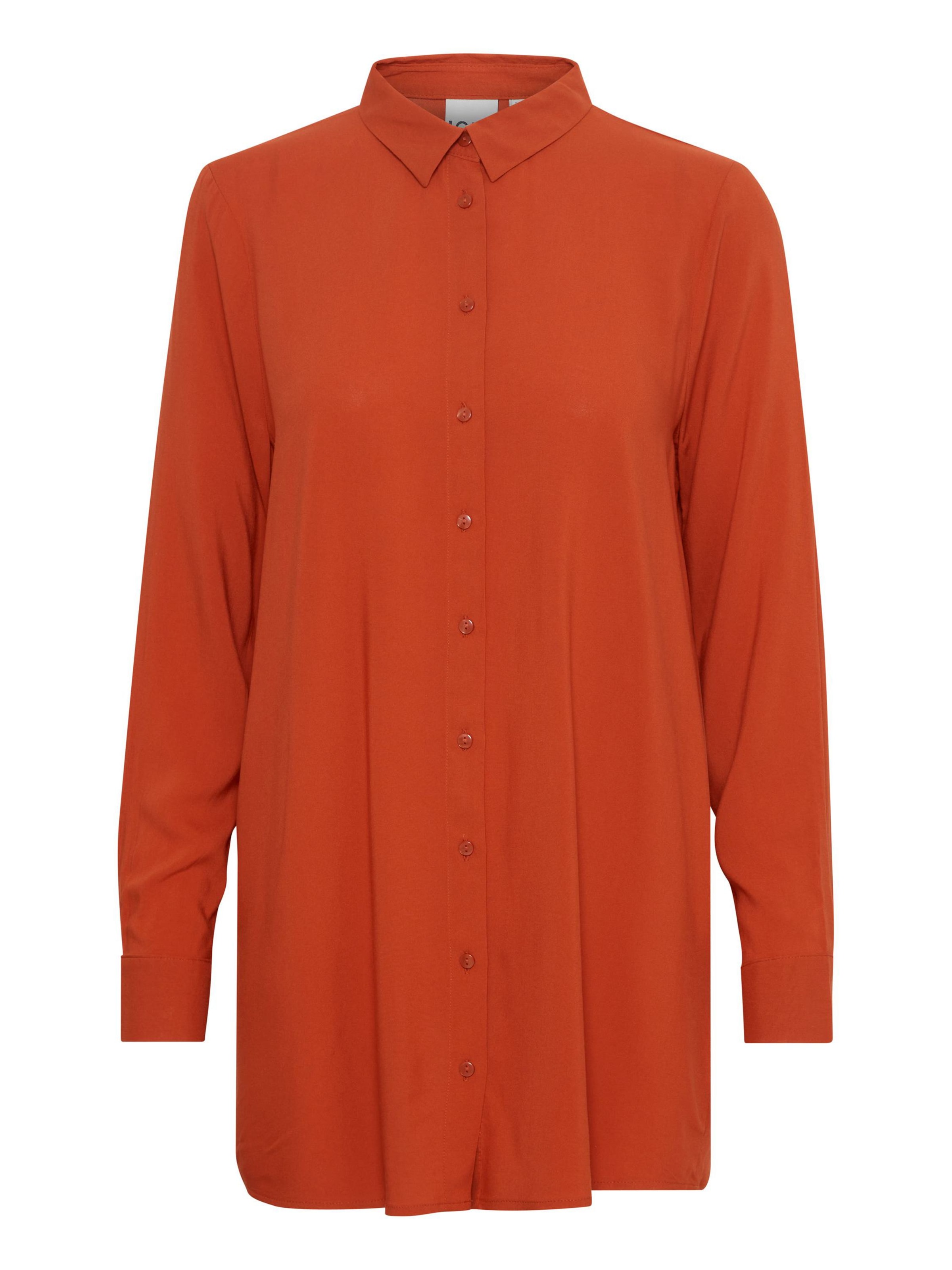 ICHI Blouse 'IHMain' in Oranje: voorkant