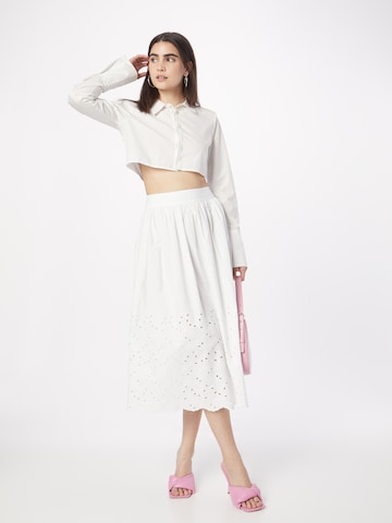 UNITED COLORS OF BENETTON Skirt in White