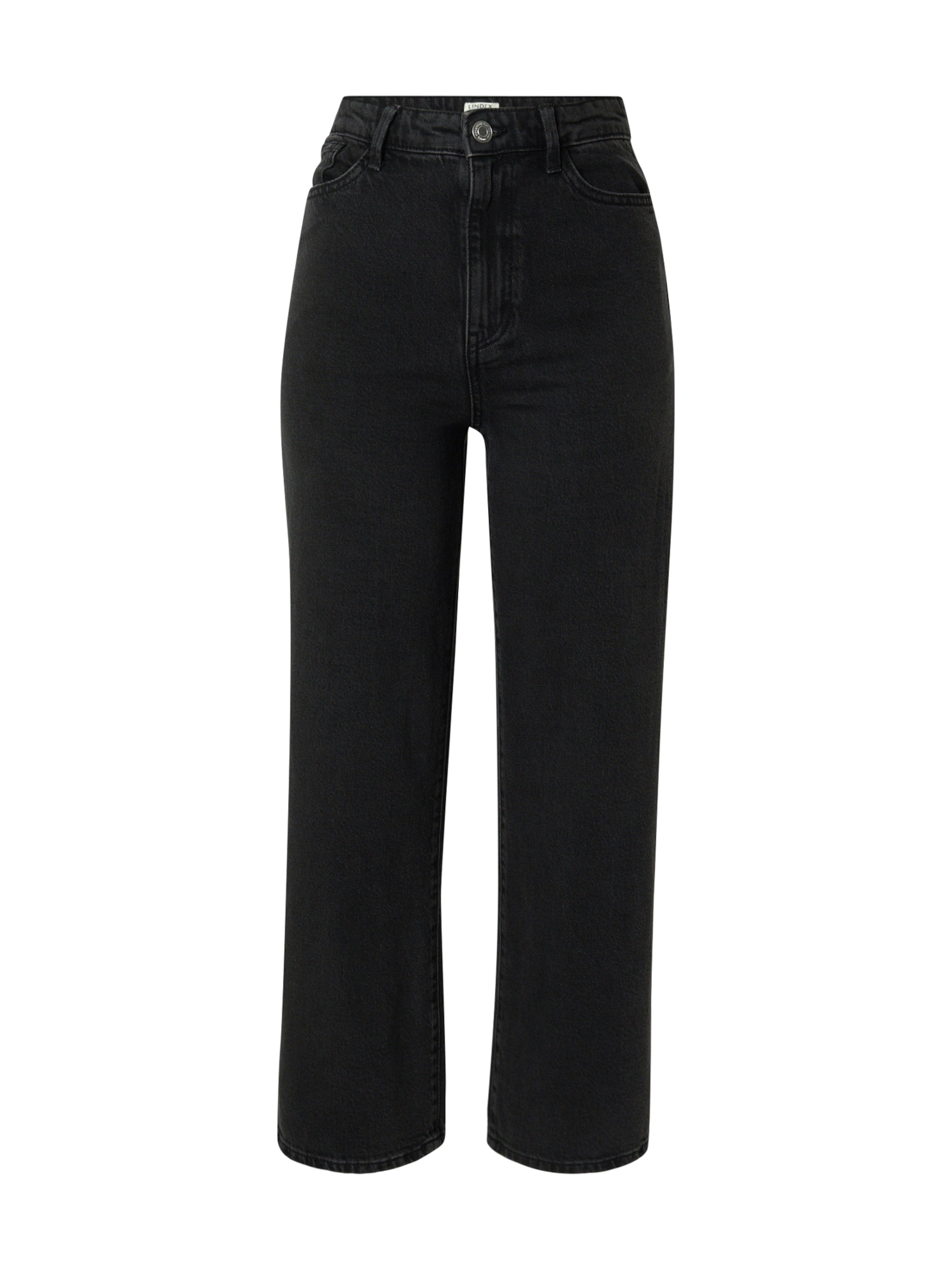 Lindex Loose fit Jeans &#x27;Hanna&#x27; in Black: front