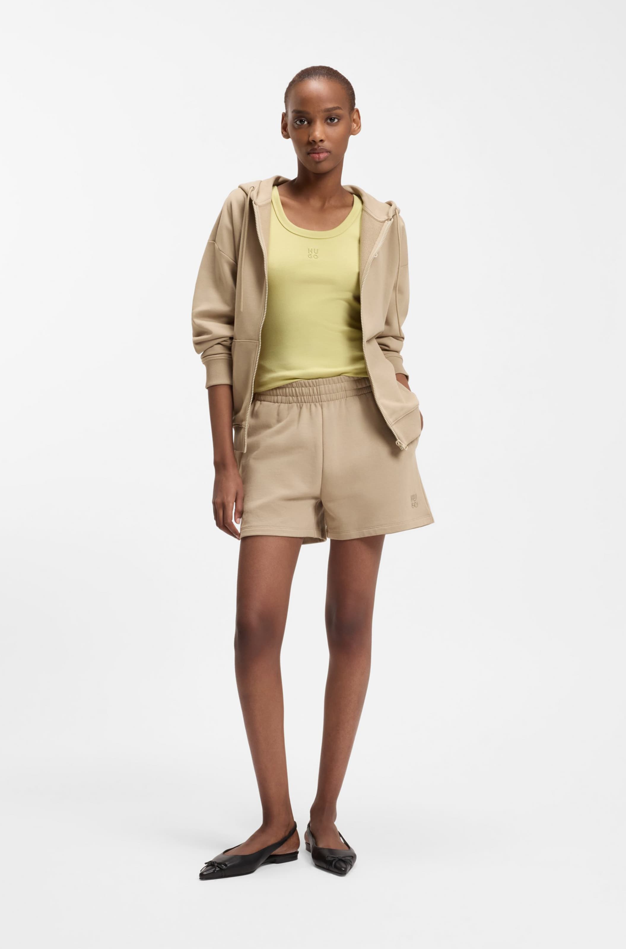 HUGO Loose fit Pants 'Ninosta' in Brown