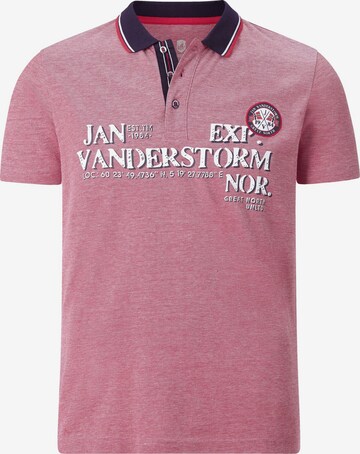 T-Shirt 'Viggo' Jan Vanderstorm en rouge : devant