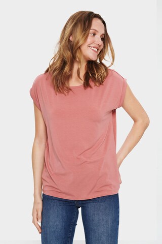 SAINT TROPEZ Shirt in Rood: voorkant