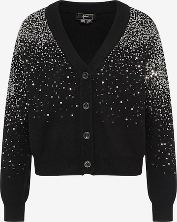 Cardigan faina en noir : devant