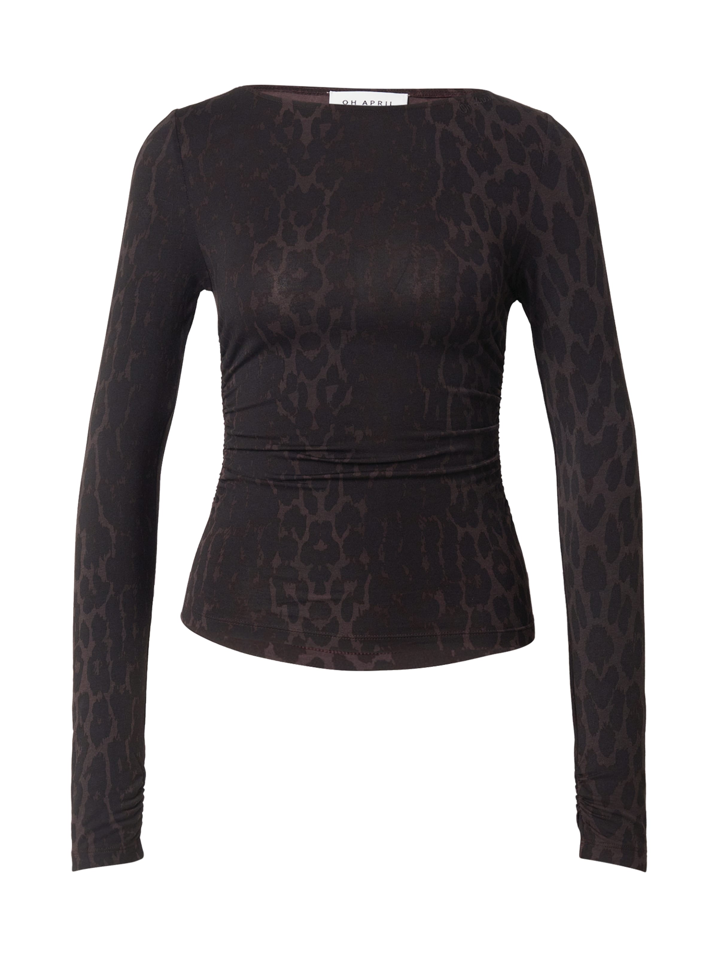 OH APRIL Футболка 'Maeve' в Коричневый: спереди